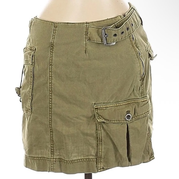 Free people Erika utility cotton cargo skirt RN 66170 - Picture 4 of 11